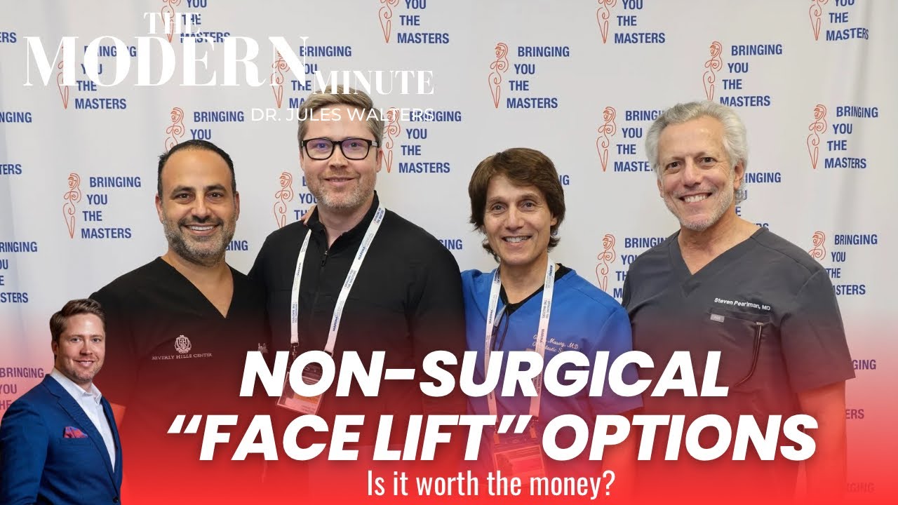 Medical professionals discussing non-surgical face lift options.