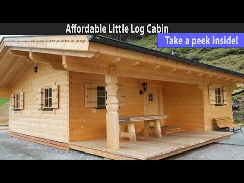 Affordable Log Cabin.. Take a Peek Inside!