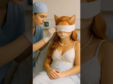 Homeless Boyfriend Sacrificed his Eyes to Save His Famous Singer Girlfriend 😭 #cat #aicat #story