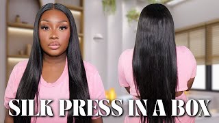 She’s Giving Silk Press BUT It’s a Wig 👏🏾 | Ready to Wear Straight Out the Box ft ISEE Hair