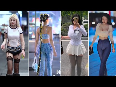 china girl street fashion tiktok china #chinesestreetfashion #chinesefashion