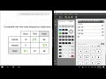 Exploring Frequency Tables in A1 and A2 Steps