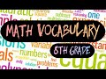 Key 8th Grade Math Vocabulary Terms