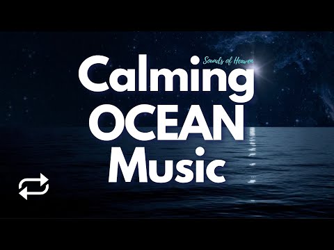 4K Calming Ocean Sounds For Sleep + Sleeping Music for Deep Sleeping (&#127911;Use Headphones)