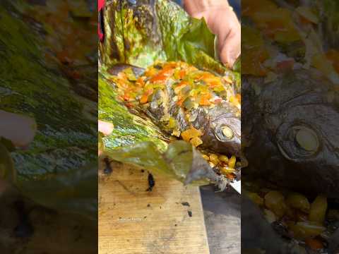 Pescado en hoja. #recetas #campo