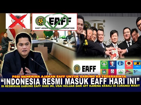 🔴 LANGSUNG RESMI GABUNG HARI INI !! PSSI Di Resmikan Gambung EAFF Hari Ini Usai Keluar Dari AFF 2024