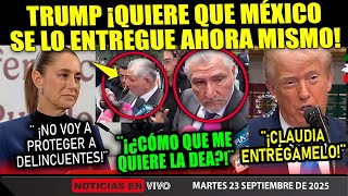 MARTES DE ESCANDALO! ADÁN AUGUSTO ¡NERVIOSO! TRUMP ¡EXIGE QUE LO ENTREGUEN! SHEINBAUM ¡RESPONDE!