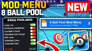 🔴 8 Ball Pool MOD Menu - Long Lines Aim Tool, MegaPower, Anti-Ban in 8 Ball Pool 2025 (100% WORKING)