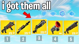 I Won With Every MYTHIC Shotgun In Fortnite Reload