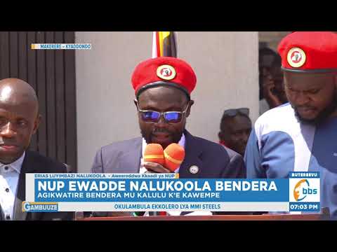 NUP Ewadde Nalukoola Bendera, Kyagulanyi Asabye Abawanguddwa Okumuwagira