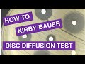 Kirby-Bauer Disk Diffusion Method