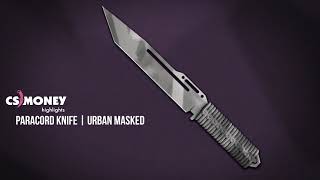 Paracord Knife Urban Masked Gameplay