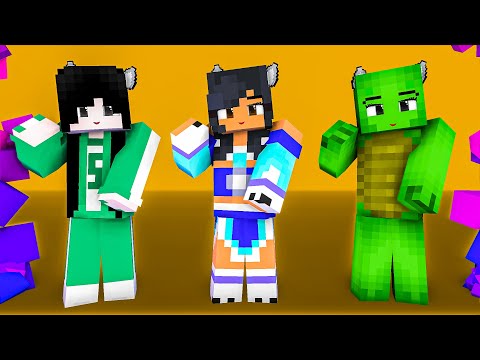 BITTER SWEET HARMONY DANCE MEME APHMAU, MIKEY AND SADAKO SQUID GAME - MINECRAFT ANIMATION #shorts