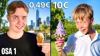 Testissä Kaikki JÄÄTELÖT Kassun ja Kiiran Kanssa! (OSA 1)