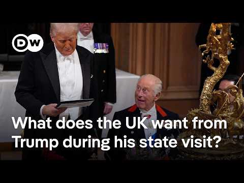 YouTube video thumbnail: Thousands Join Anti-Trump Protests in the UK