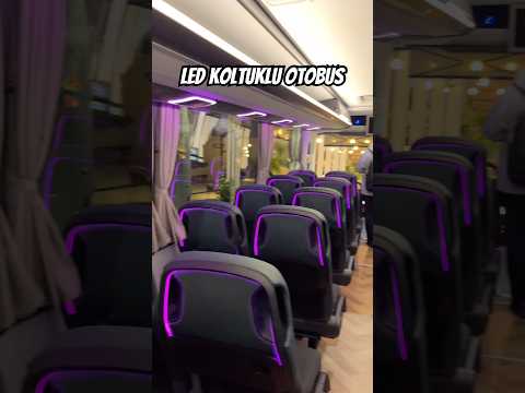 Bu Otobüsün Yolcu Koltukları Oyuncu Koltuğu Gibi Ledli !