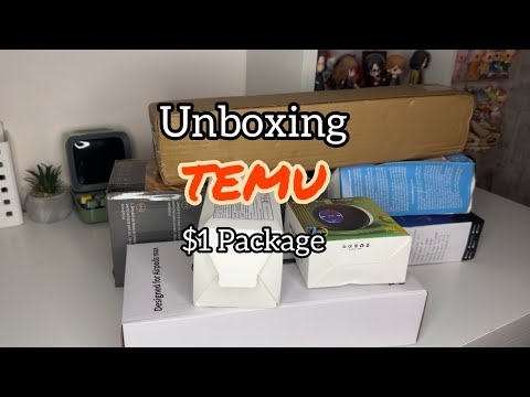 I got my Temu $1 package! Temu unboxing |asmr