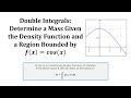 Mass Calculation in a Bounded Region