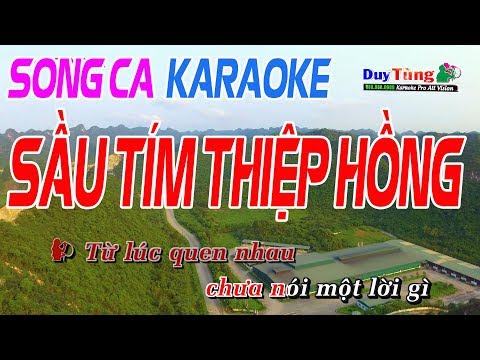 Sầu Tím Thiệp Hồng Song Ca – Karaoke Duy Tùng