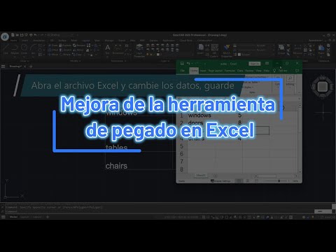 #CAD Pegado con Excel - Comando PASTESPEC en GstarCAD 2025