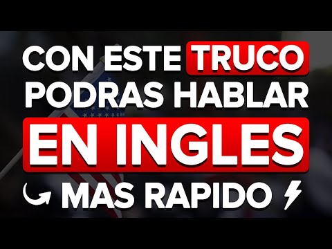 🔴 Un TRUCO para HABLAR INGLÉS más RÁPIDO 🧠| Como crear frases en inglés ✅