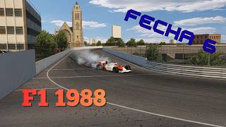 Fecha 6 -  F1 1988 | Callejero Detroit EE.UU. | RetroFactor | #f1 #formula1 #eeuu #retro #1988