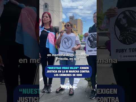 “Nuestras vidas valen”: Exigen justicia en la III Marcha contra los Crímenes de Odio