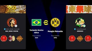 eFootball™ Time gratuito vs time pago e com assistência IA