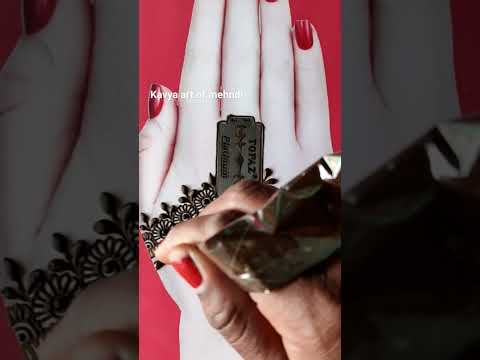 Beautiful mehndi design for back hand || #video#new#kavya#mehndi#reels