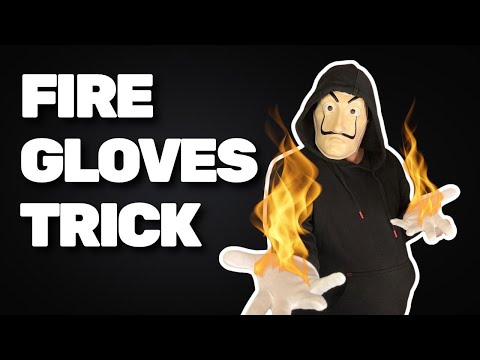 DIY Fire Gloves Magic Trick Tutorial 🪄🔥#tricks #magic #foryou