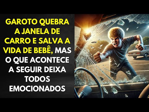 Garoto Quebra a Janela de Carro e Salva a Vida De Bebê, Mas o Que Acontece a Seguir Deixa Todos...