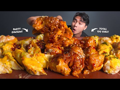 PARAHH!! MUKBANG DIMSUM 100 RIBU PAKE CHILI OIL!! GAK NGOTAK!!🥵