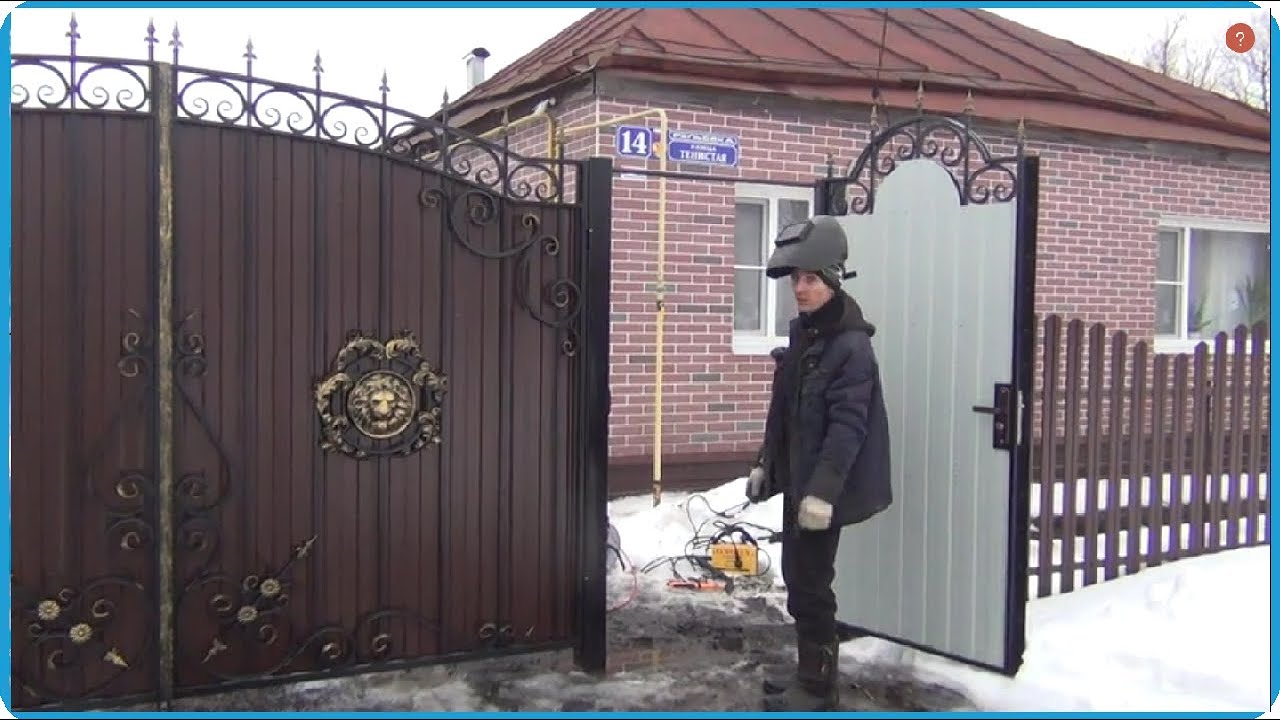 С новыми воротами проблемы исправляем ошибки и готовимся к новому году, жизнь в деревне