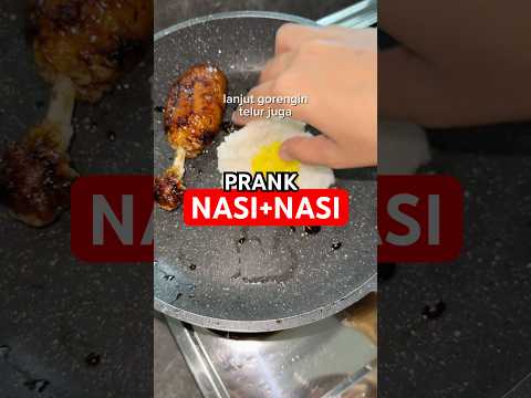the real makan nasi pake nasi 🫵🏼☺️ #couple #funny #prank #memes #shorts