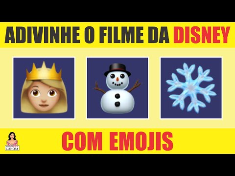 ADIVINHE O FILME E O PERSONAGEM DA DISNEY COM EMOJIS [ IncrivelMente Curiosa ]