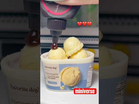 Let’s make ICE CREAM! ❤️ Target@officialminiverse Make It Mini #miniverse #miniature #shorts