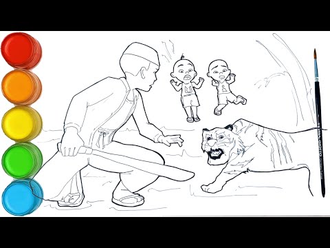 Upin & Ipin Musim 18 Full Movie - Menggambar Atok Dalang vs Harimau | Upin Ipin Terbaru 2025