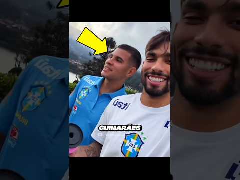 O PAQUETÁ E O BRUNO GUIMARÃES NÃO PERDOARAM NINGUÉM NA PIPA!🇧🇷😂 #futebol #selecaobrasileira #cbf