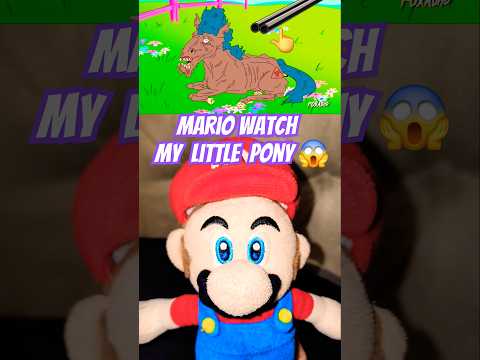SML Shorts: Mario Watch My Little Pony #sml #mario #smlmario #mariobros #mylittlepony #pony