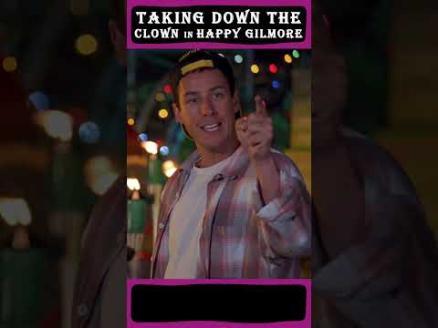 Taking Down the Clown in Happy Gilmore #adamsandler #happygilmore #carlweathers #90smovies #film