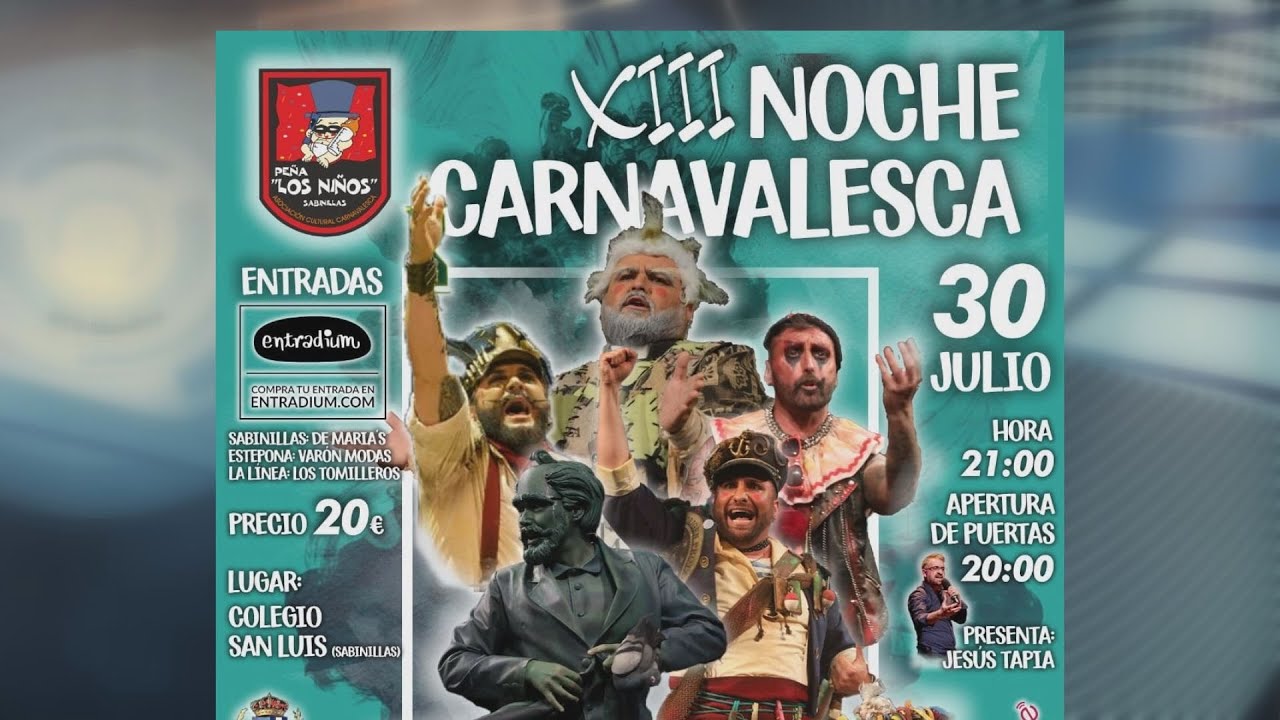 Aún quedan entradas para La Noche Carnavalesca