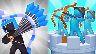 Archery Bastions: Castle War - iOS Android Gameplay