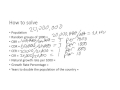 Population Growth and Demographics
