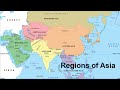 Geography of Asia Regions