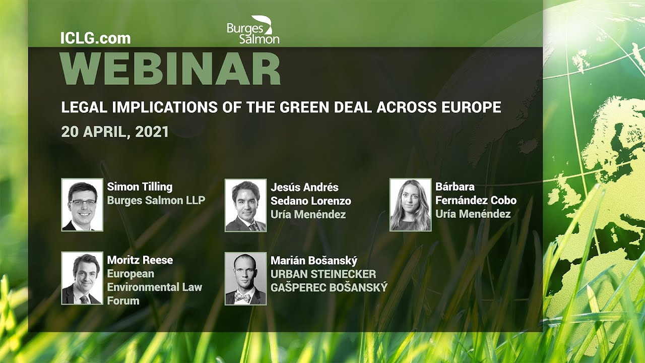 Legal Implications of the Green Deal Across Europe