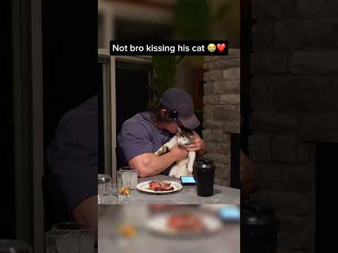 Bro really loves his cat ❤️ #samsulek #shorts #shortsfeed