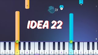 Gibran Alcocer - Idea 22 - Easy Piano Tutorial (from the STRIKEY app)