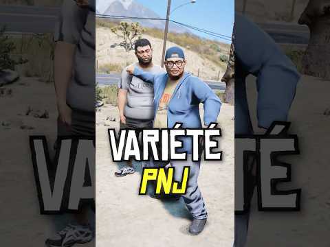 COMBIEN de VARIÉTÉ de PNJ sur GTA 5 ! 🤔