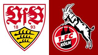 VfB Stuttgart - 1. FC Köln I 1. Bundesliga 2. Spieltag I LIVE FAN Kommentator