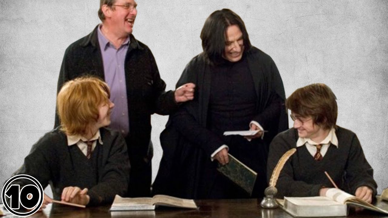 Top 10 Harry Potter Funniest Bloopers